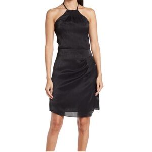 NWOT BCBGENERATION Halter Neck Ruched Minidress size 14